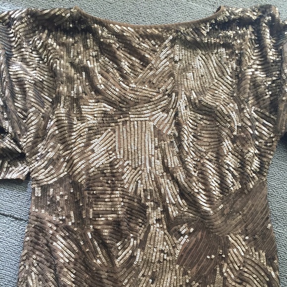 🌸OFFERS!!🌸 Trina Turk Bronze Sequin Dress - Picture 7 of 7